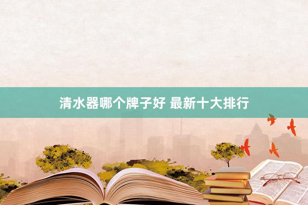 清水器哪个牌子好 最新十大排行